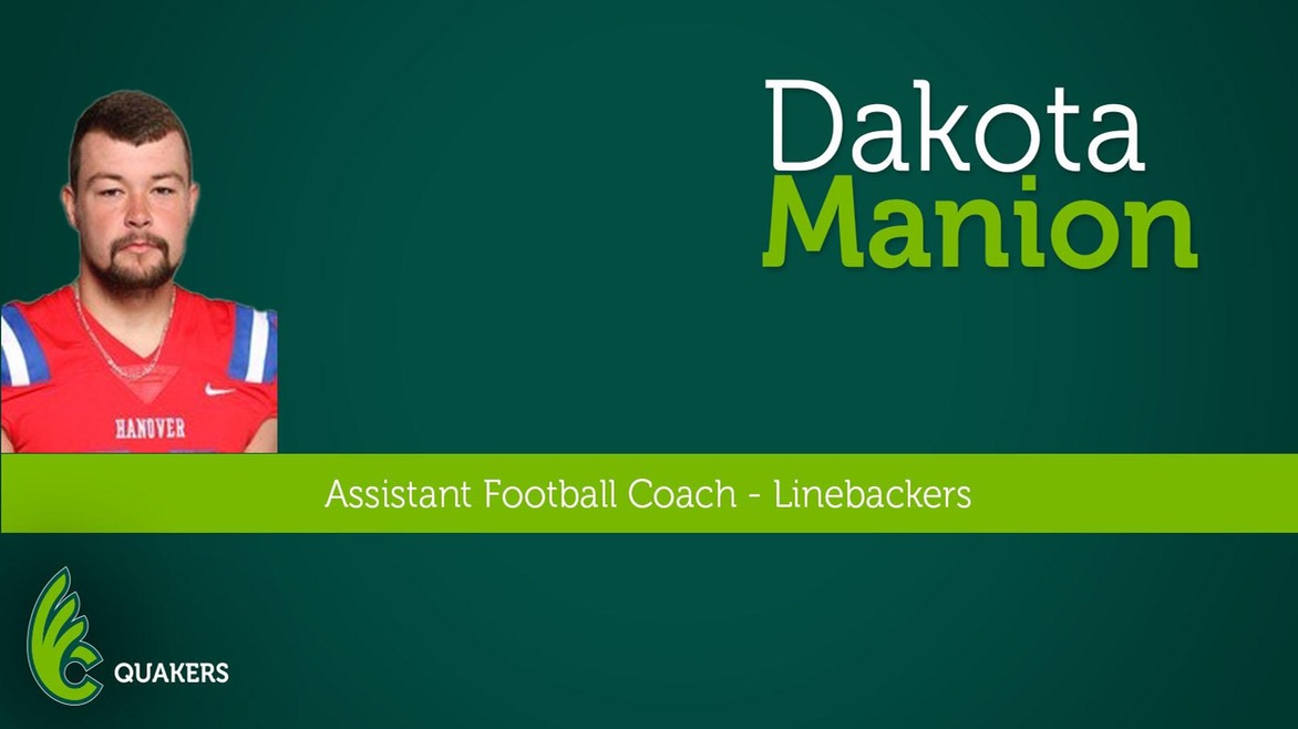 Dakota Manion Joins Football Staff