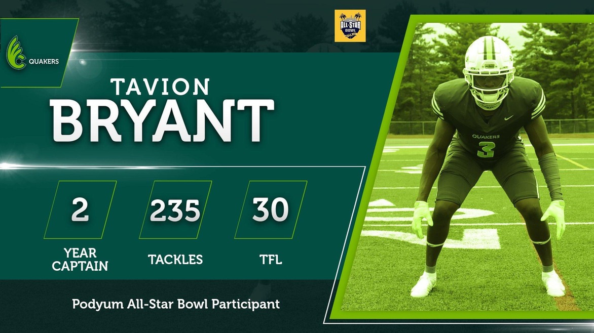 Bryant to Partake in Podyum College All-Star Bowl in January
