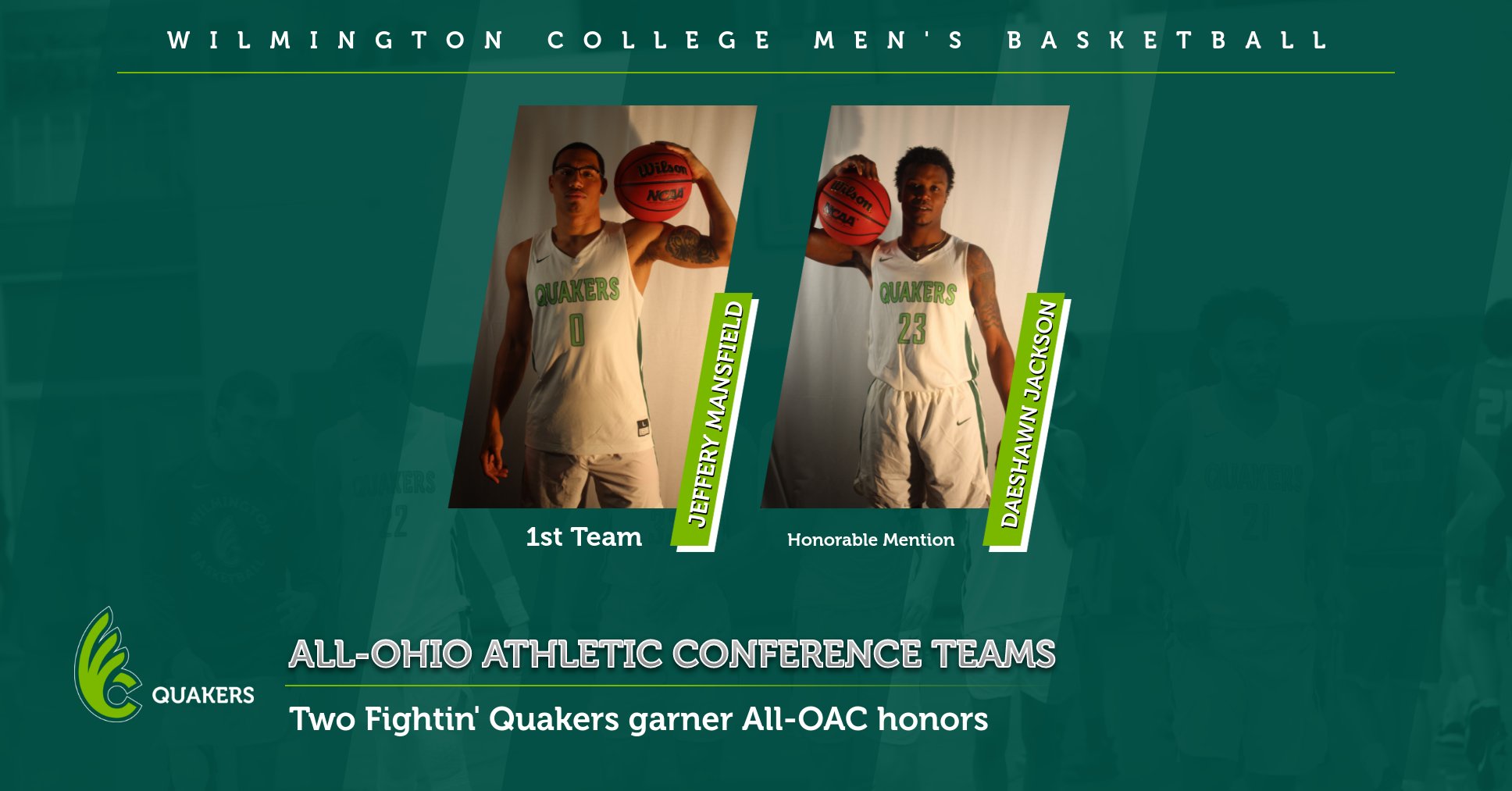 Mansfield and Jackson Earn All-OAC Honors