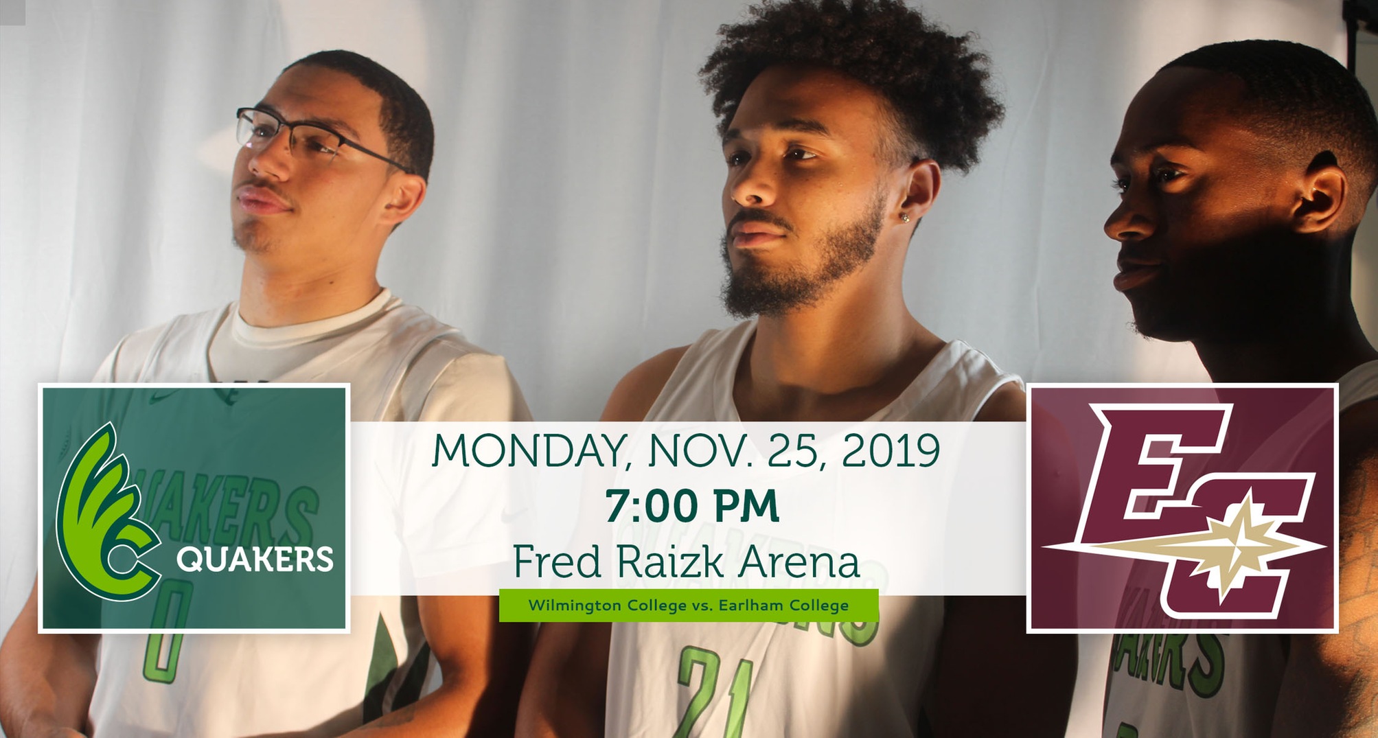 Men's Basketball Hosts Earlham in Quaker Bowl Rivalry Game Monday