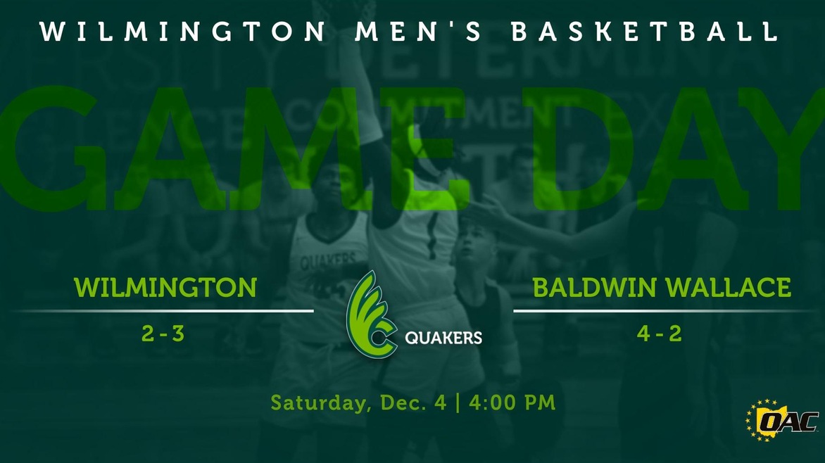 Men's Basketball Opens OAC Play with Baldwin Wallace on Saturday
