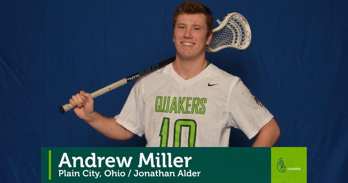 Spring Senior Salute - Men's Lacrosse's Andrew Miller