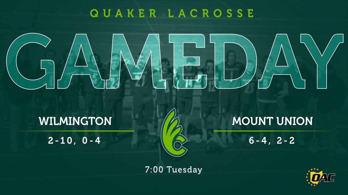 Men's Lacrosse Travels to Mount Union Tuesday