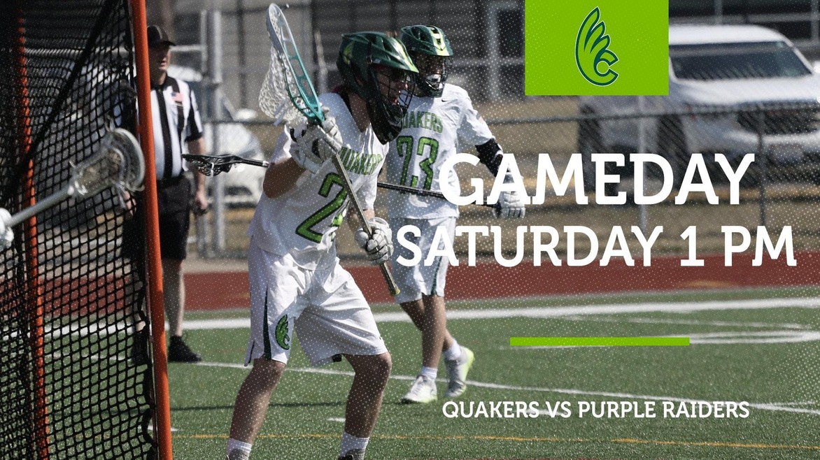 Purple Raiders Come to Town For Saturday Match With Men's Lacrosse