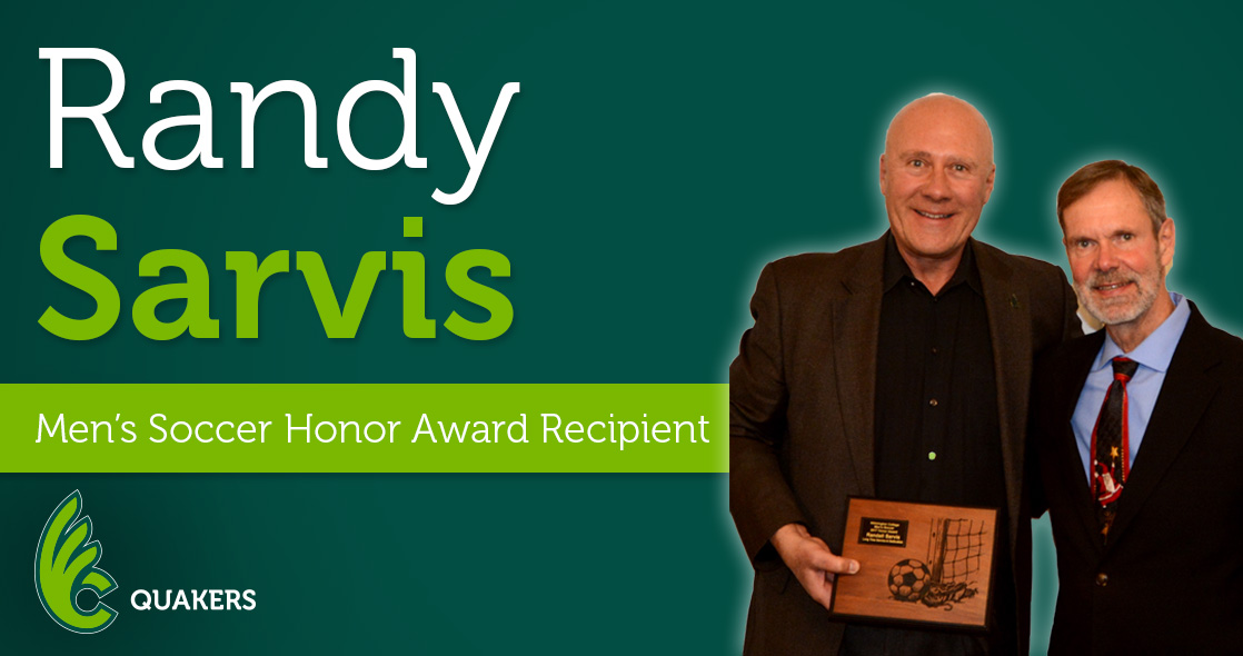 Randy Sarvis Named Inaugural Men's Soccer Honor Award Winner