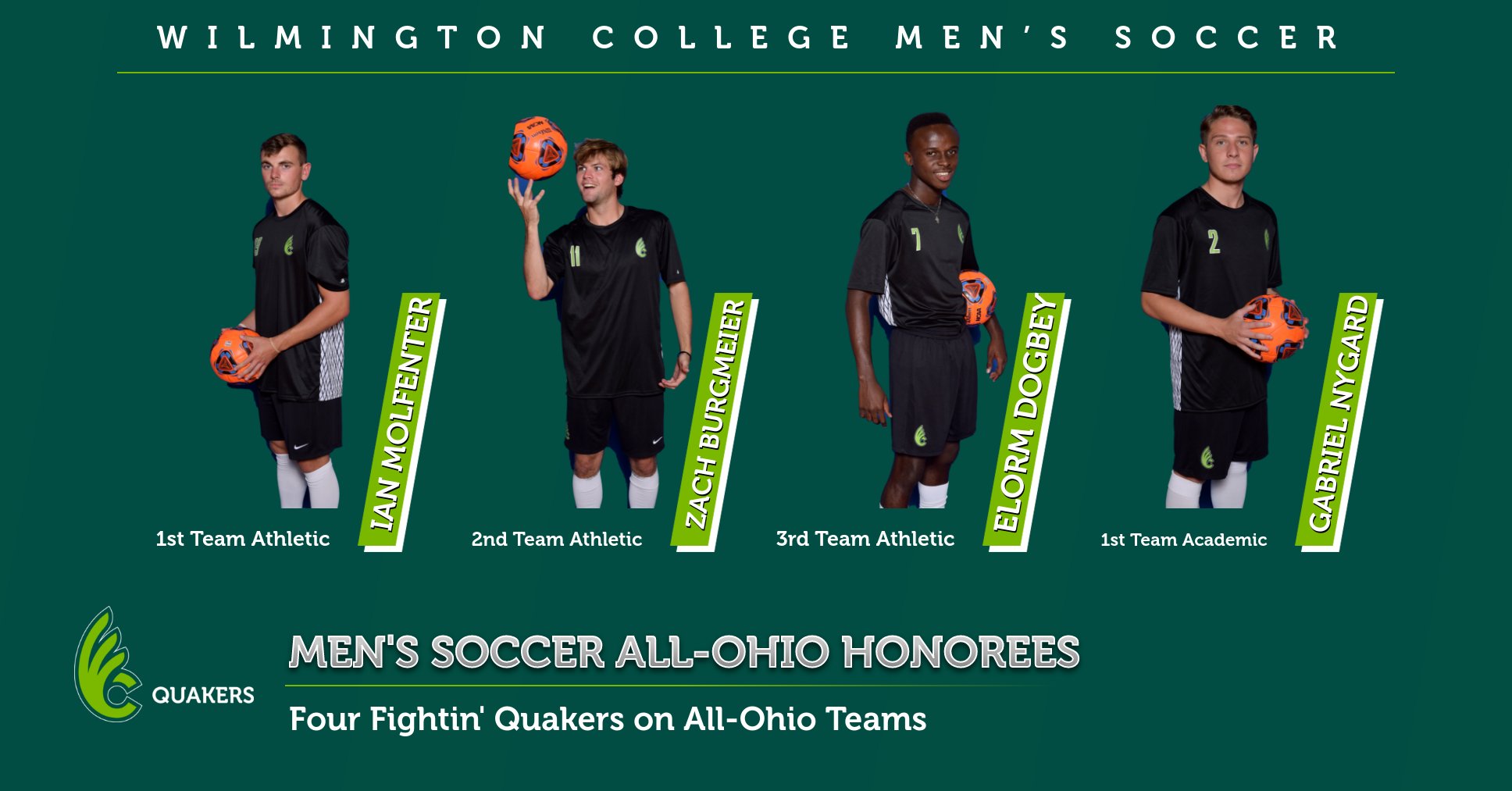 Four Men's Soccer Individuals Garner All-Ohio Honors