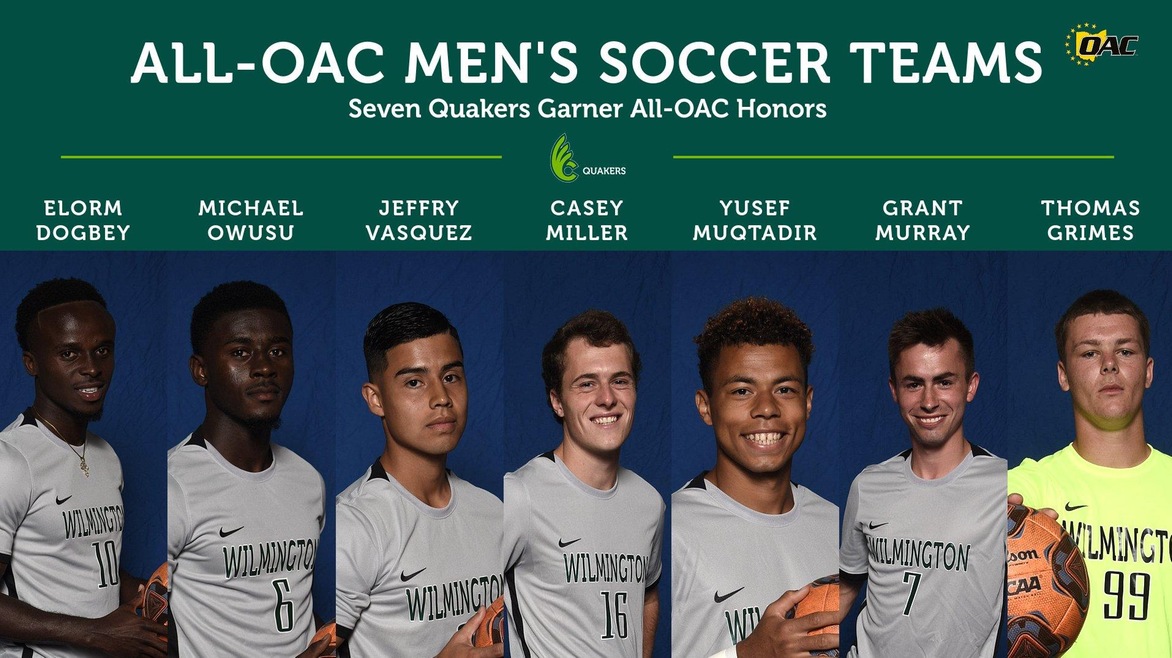 Seven Men's Soccer Players Named All-OAC