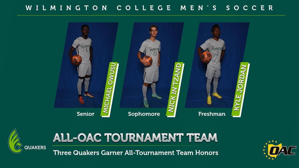 Three Quakers Garner All-OAC Tournament Honors
