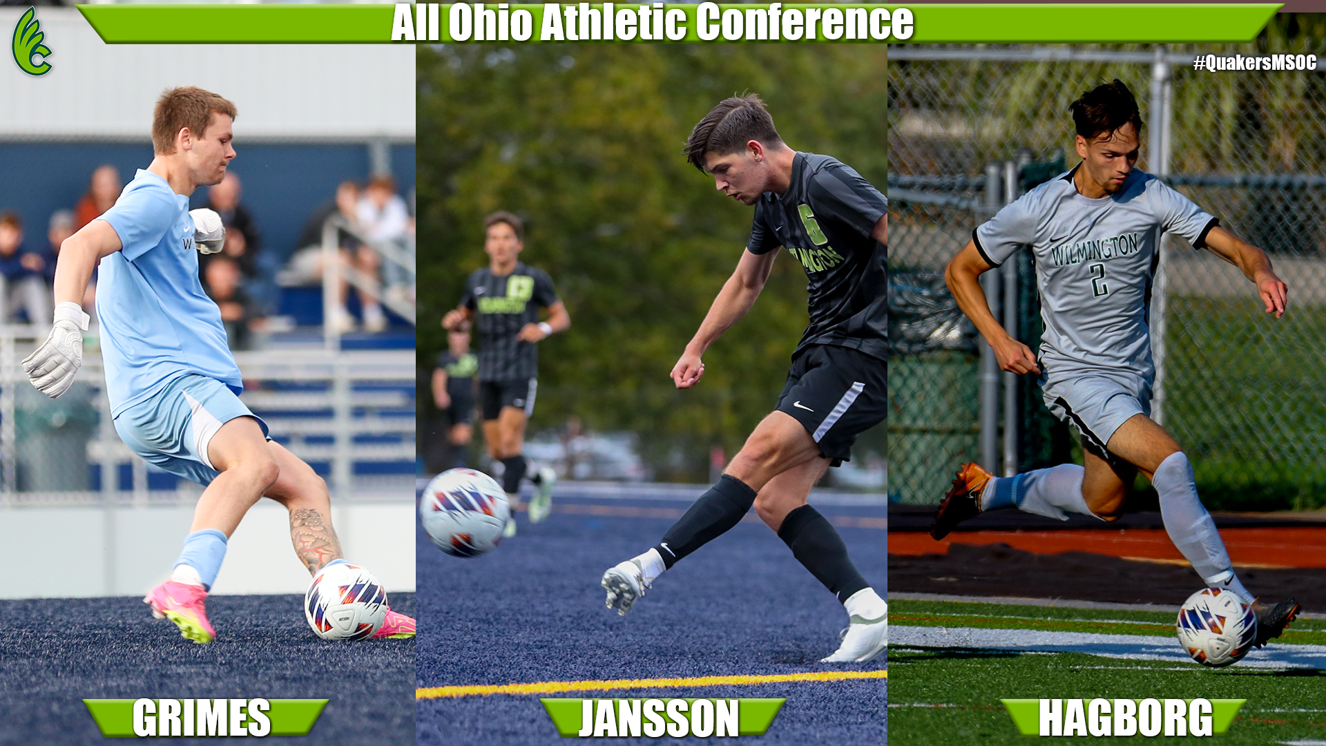 Grimes, Jansson, and Hagborg Garner All-OAC Honors