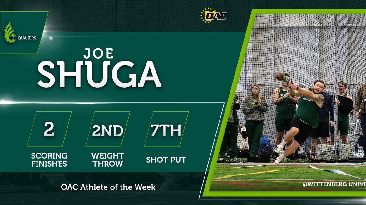Joe Shuga Secures OAC Athlete of the Week for the First Time in His Career