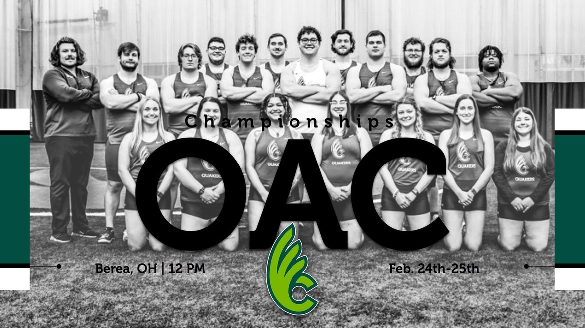 Men's Track & Field to Compete in OAC Indoor Championship at Baldwin Wallace
