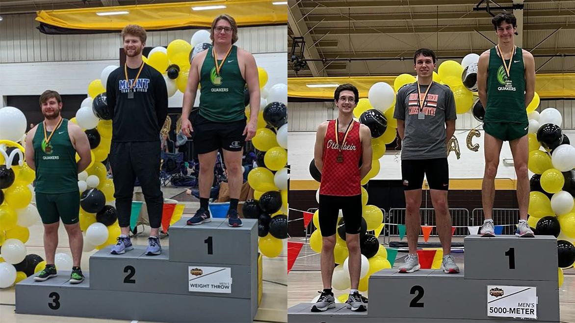 Two OAC Champions for Men's Track & Field on Day One of OAC Indoor Championships