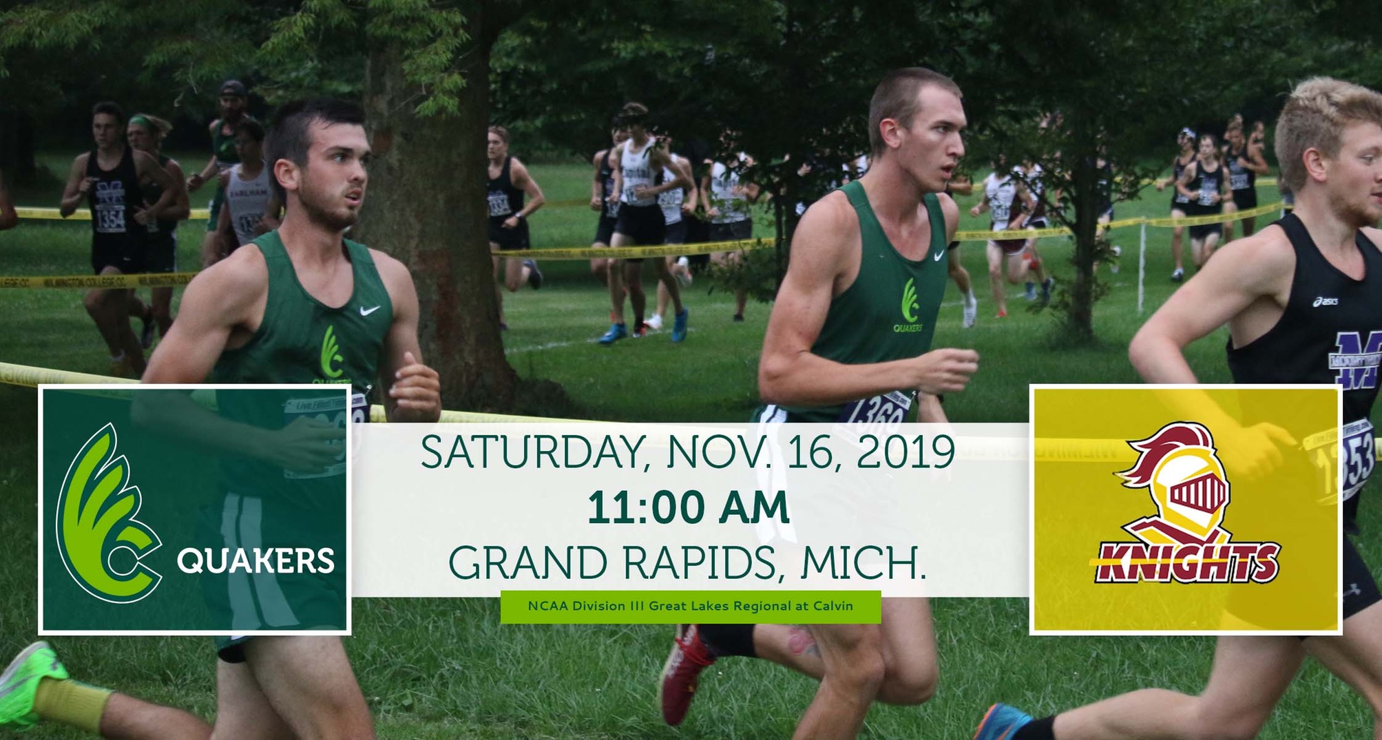 Men's Cross Country Travels North for Great Lakes Regional Meet
