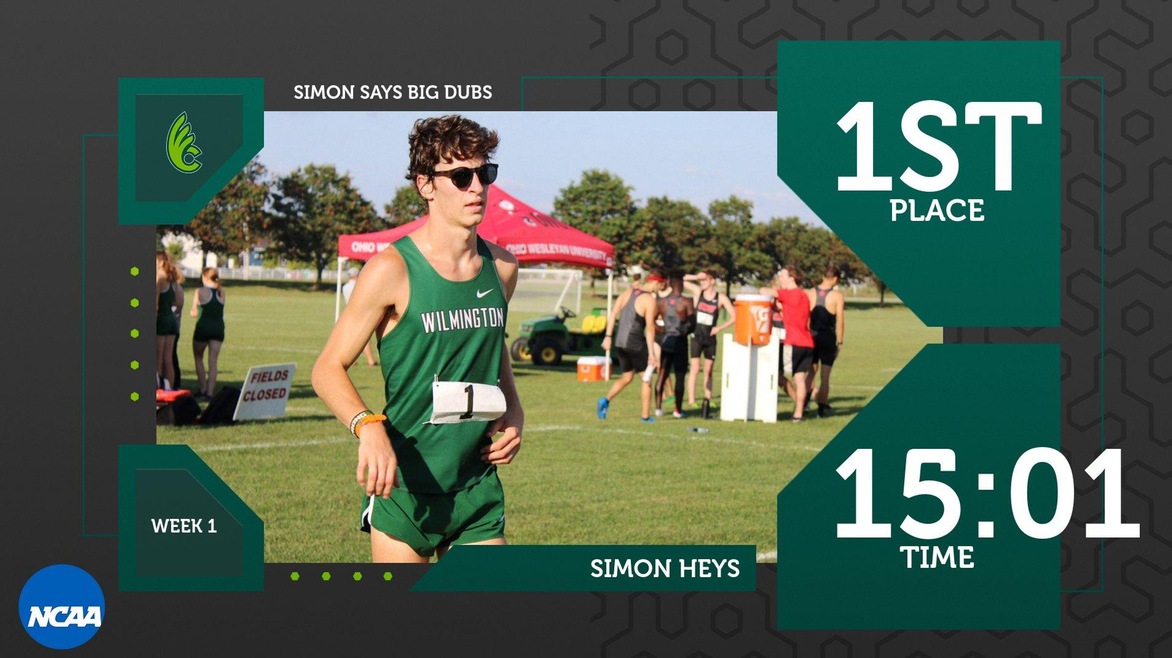 Simon Heys Takes the Victory as Men's Cross-Country Claims Fifth to Open the Season