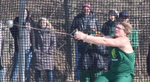 Durr Throws Division III Best Mark at Cedarville