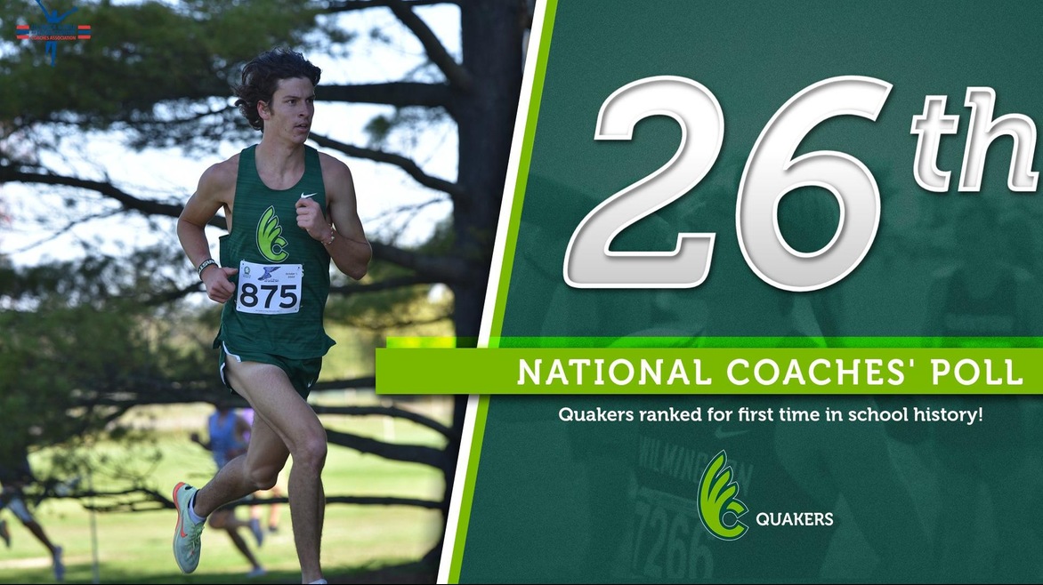 Nationally Ranked! Men's Cross Country Cracks USTFCCCA National Coaches' Poll for First Time