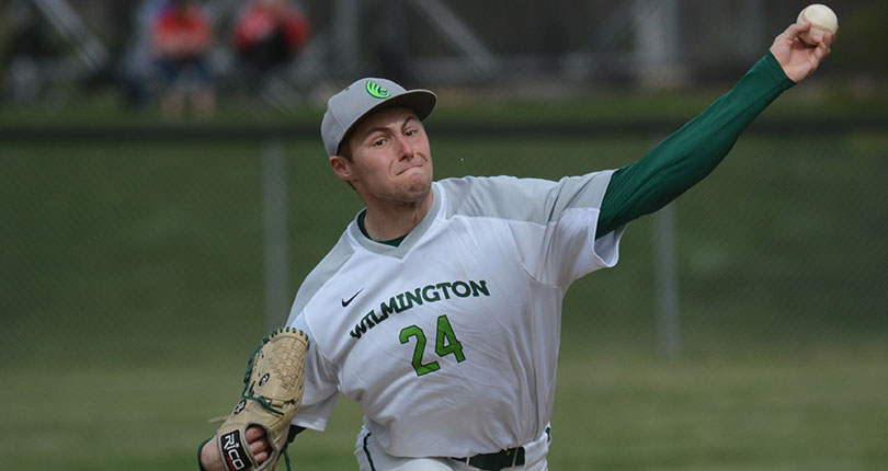 Sophomore Jared Ferenchak took the no-decision in game one. (Wilmington file photo)