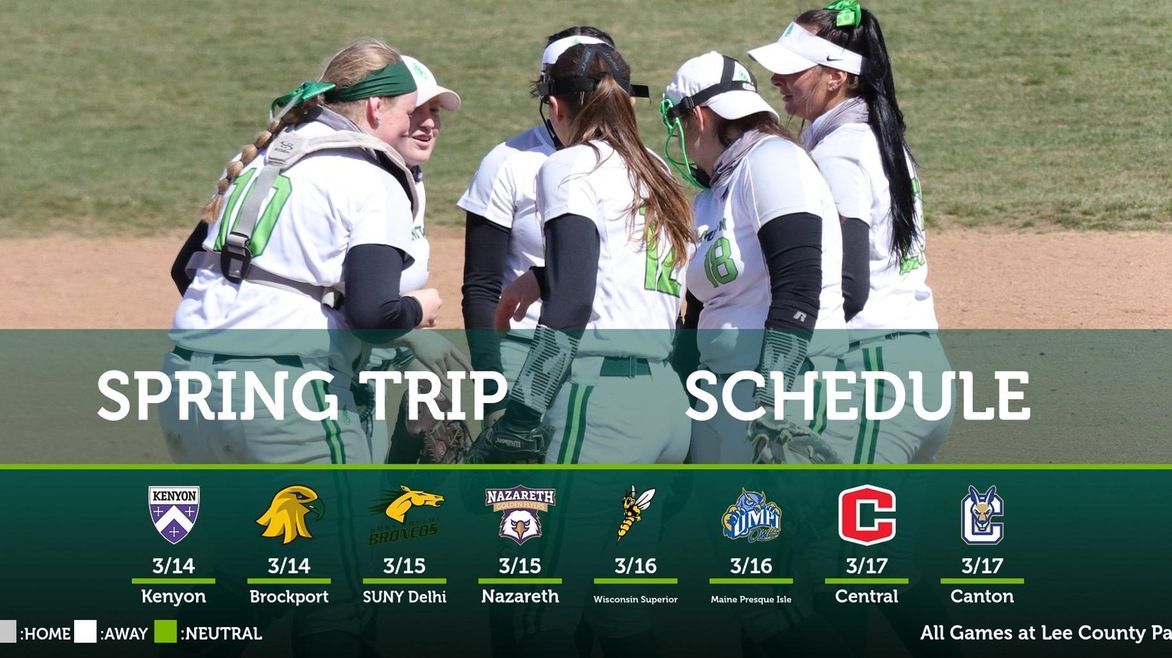 Softball Heads to Fort Myers for Eight-Game Spring Trip Beginning Monday