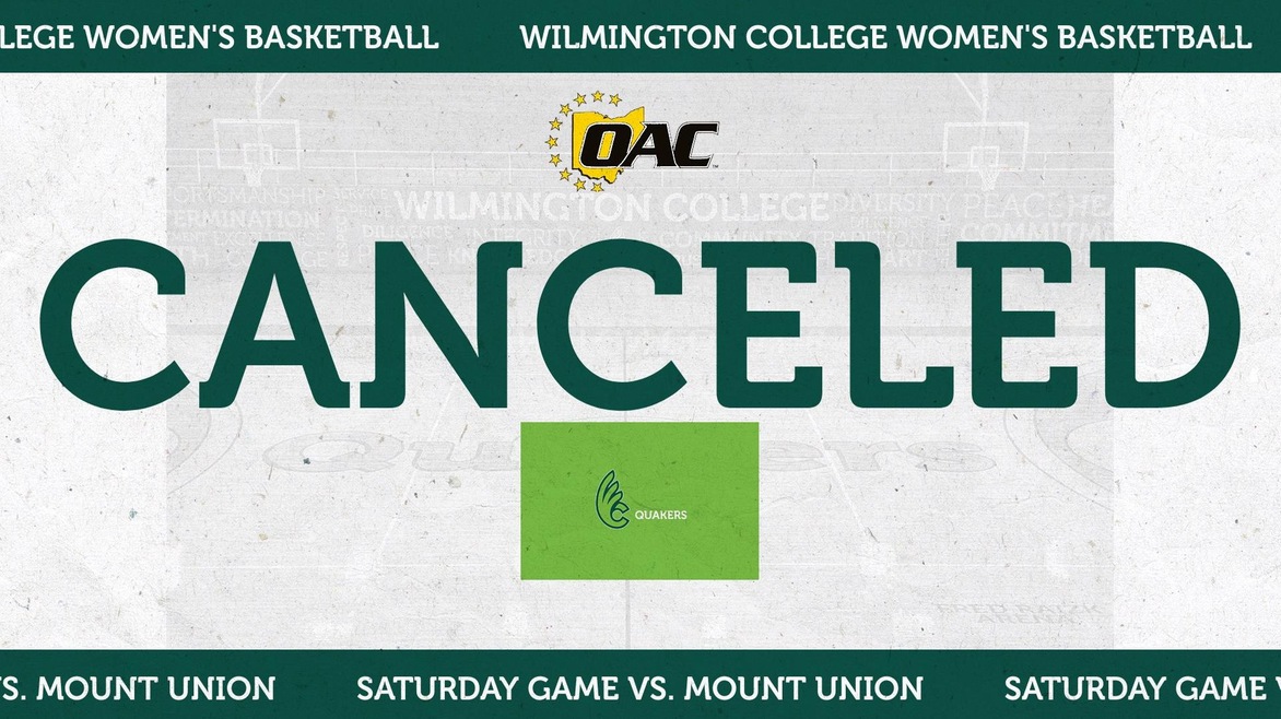 Women's Basketball Game vs. Mount Union Canceled