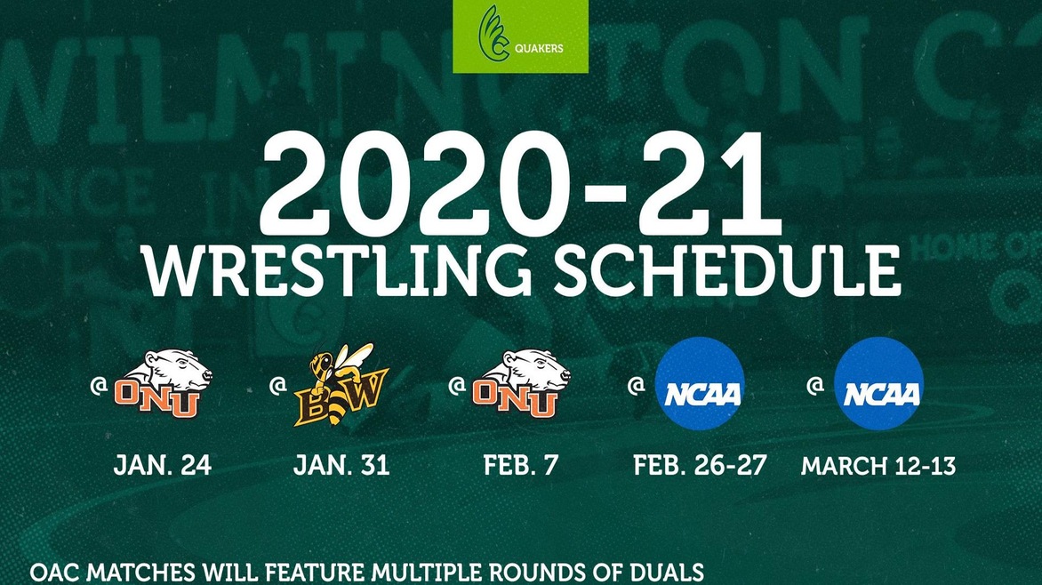 2020-21 Wrestling Schedule Finalized