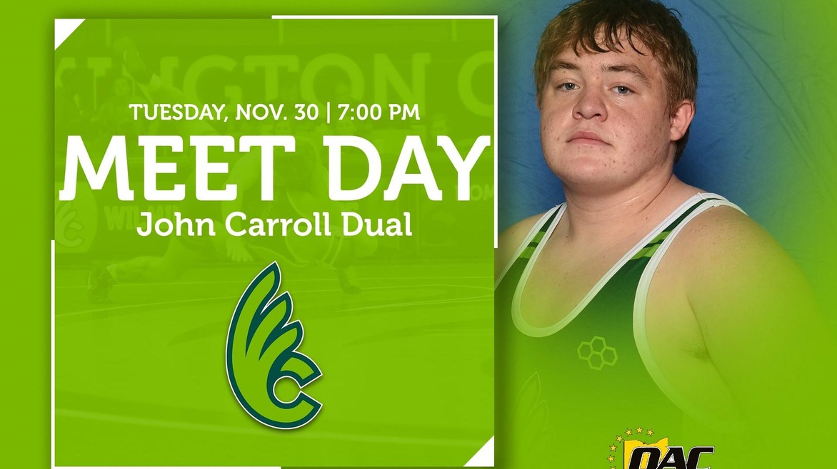 Wrestling to Host John Carroll in OAC Dual on Tuesday