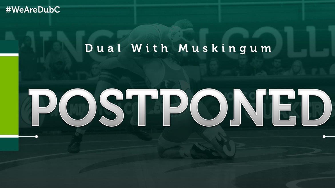 Wrestling Dual With Muskingum Postponed