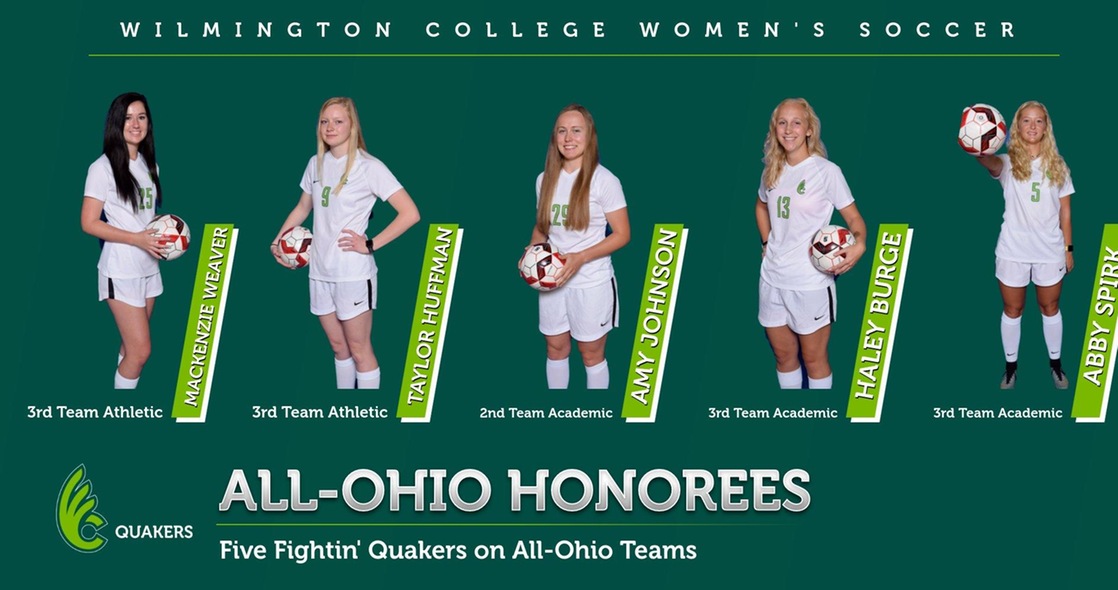 Women's Soccer Places Five on All-Ohio Teams
