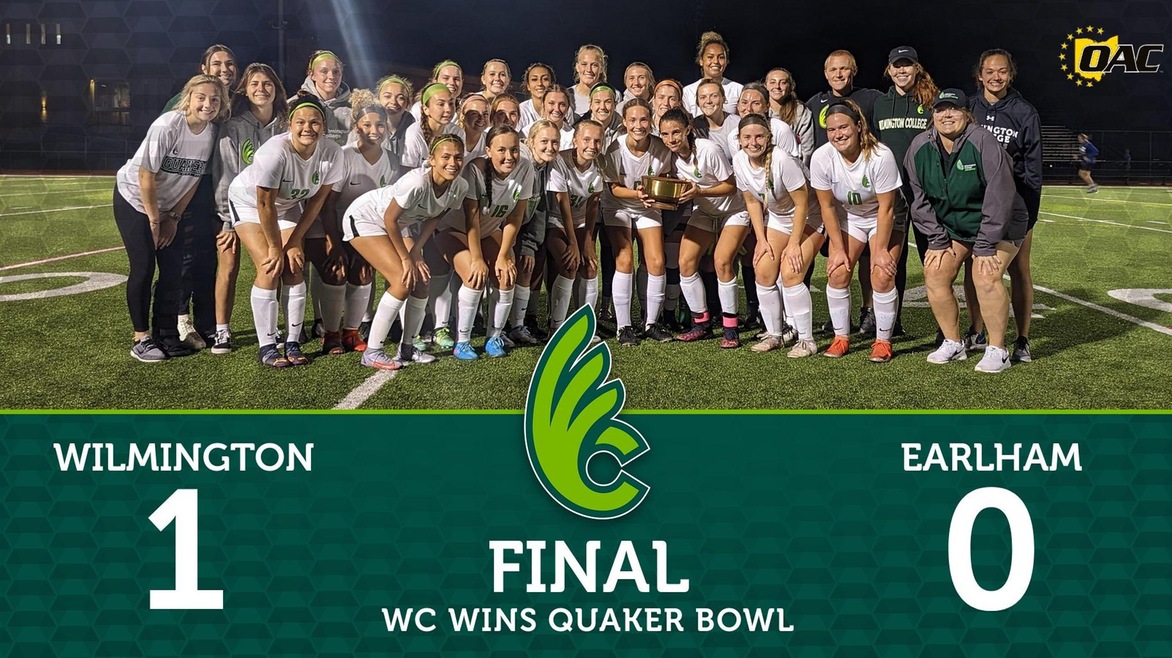 Women's Soccer Shuts Out Earlham in Quaker Bowl Rivalry Game