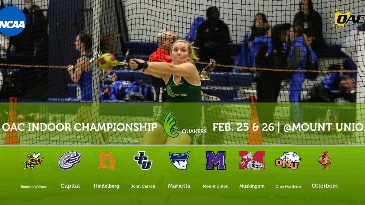 Women's Track & Field Head to Mount Union for OAC Indoor Championships