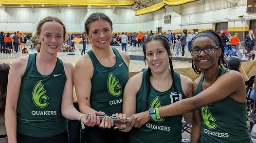Women's Relay Scores for Women's Track & Field at OAC Indoor Championships