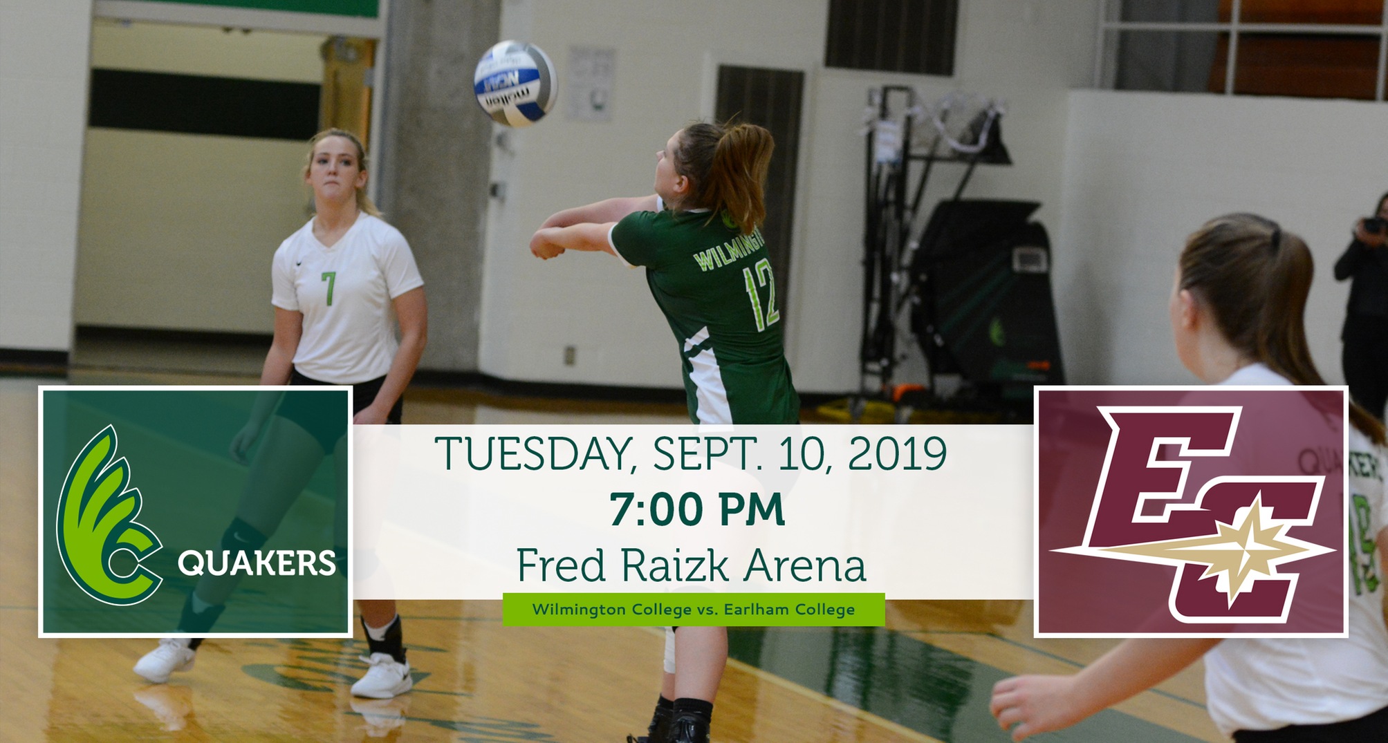 Volleyball Hosts Earlham in Quaker Bowl Rivalry Game Tuesday